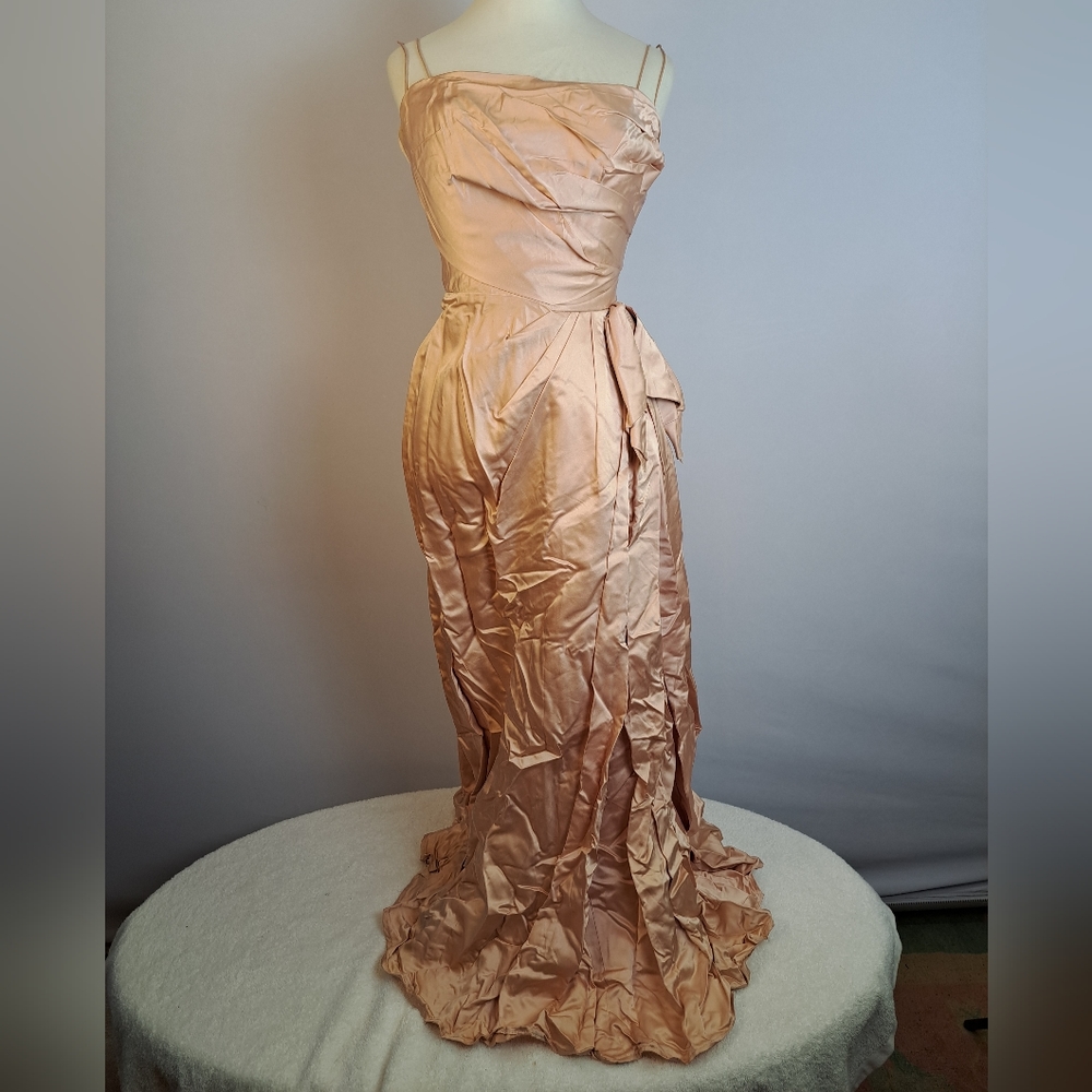 Marilyn Monroe Gentlemen Prefer Blondes Style Bombshell 1950s Pink Vintage Dress
